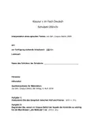 Vorschau - Klassenarbeiten - Klausur: Corpus Delicti (Analyse + Interpretation) mit Bewertungsbogen und Erwartungshorizont - Seite 3