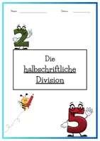 Vorschau - Arbeitsblätter - Halbschriftliche Division + Multiplikation - Deckblatt