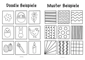 Vorschau - Arbeitsblätter - Pop Art Oster Schrift zum Weiter & Ausmalen - Kunst im Frühling - Seite 3