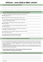 Vorschau - Arbeitsblätter - Inflation & Deflation - Doppelstunde direkt einsetzbar - Seite 2
