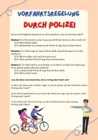 Vorschau - Stundenentwürfe - Verkehrserziehung- Vorfahrt, Kreisverkehr, Fahrradteile - Seite 3
