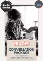 Vorschau - Arbeitsblätter - Trades- Middle/High School Conversation Package - Deckblatt