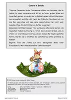 Vorschau - Arbeitsblätter - Ostern in Gefahr - Geschichte - Probelesen - Seite 1
