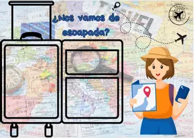 Vista previa - Tarjetas / Manipulativos - ¿Nos Vamos de Escapada? - Portada