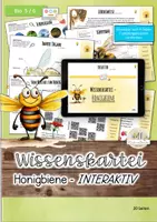 Vorschau - Interaktives Material - Wissenskartei - Bienen: INTERAKTIV - Deckblatt