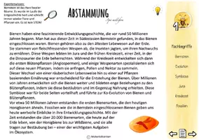 Vorschau - Interaktives Material - Wissenskartei - Bienen: INTERAKTIV - Seite 3