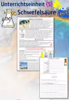 Vorschau - Unterrichtsreihen - Säuren & Laugen 5 Schwefelsäure - Deckblatt