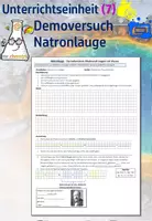 Vorschau - Unterrichtsreihen - Säuren & Lauge 7 | Natronlauge - Deckblatt