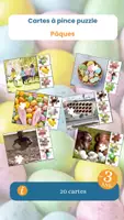 Aperçu - Apprentissages en autonomie - Cartes à pince Puzzle Pâques – Numération et motricité fine – Maternelle PS MS GS - Page de couverture