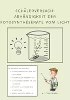 Vorschau - Arbeitsblätter - Schülerversuch: Abhängigkeit der Fotosyntheserate vom Licht (Wasserpest) - Deckblatt