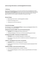 Vorschau - Stundenentwürfe - Informations- und Schweigepflicht für Erzieher: Lehrervortrag, Handout, Fallbeispiel, Analyse des Falles, Arbeitsauftrag - Seite 1