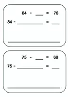 Vorschau - Arbeitsblätter - Platzhalter-Minus-Aufgabe ZE - E am Rechenstrich - Seite 2
