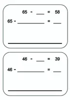 Vorschau - Arbeitsblätter - Platzhalter-Minus-Aufgabe ZE - E am Rechenstrich - Seite 3