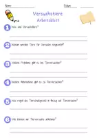 Vorschau - Arbeitsblätter - Versuchstiere Arbeitsblatt 7. & 8. Klasse Tierversuche AB mit Lösungen - Seite 1