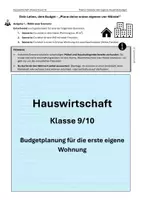 Vorschau - Arbeitsblätter - Fixkosten im Blick – Dein erster Haushaltsplan - Deckblatt