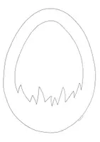 Vorschau - Mal- und Bastelvorlagen - " Hase im Ei " Fensterbild Ostern / Frühling - Bastelvorlage - Seite 3