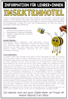 Vorschau - Mal- und Bastelvorlagen - Insektenhotel - Bastelprojekt (Upcycling) - Seite 1