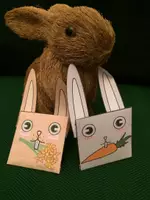 Vorschau - Mal- und Bastelvorlagen - Ostern ohne Zucker - Samentüten basteln - Frühling - Deckblatt