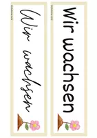 Vorschau - Bildkarten - Pflanzensymbole Growth Mindset, Feedbacksymbole - Seite 1