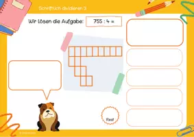 Vorschau - Präsentationen/Tafelbilder - Einführung schriftlich dividieren 1-3 - Seite 3