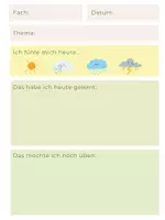 Vorschau - Arbeitsblätter - Lerntagebuch für die Grundschule - Seite 3