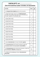 Vorschau - Unterrichtsreihen - Einen Informationstext planen, schreiben, überarbeiten - Materialgestütztes Schreiben inklusive Checkliste, Schreibplan, Formulierungshilfen, Methodenkästen, vorentlastende Aufgaben und Lösungen! - Seite 1