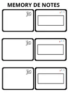 Vista previa - Tarjetas / Manipulativos - Memory de notes - página 2