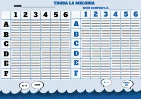 Vista previa - Juegos / Gamificación - Troba la melodia - Les notes musicals - Portada