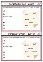 Vorschau - Stationenlernen - Personalformen unregelmäßig - Seite 3
