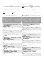 Vorschau - Arbeitsblätter - Französische Relativpronomen mit einem Tandembogen üben - Seite 1