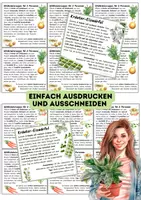 Vorschau - Arbeitsblätter - Feriengrüße Mini-Rezept Kärtchen für Kräuter-Eiswürfel - Seite 2