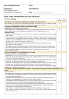 Vorschau - Klassenarbeiten - Klassenarbeit Dürrenmatt Besuch der alten Dame Analyse - Seite 1