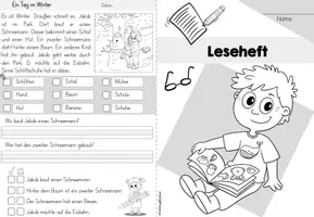 Vorschau - Stationenlernen - Lesen | Jahreszeiten Leseverstehen - Seite 1