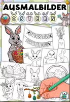 Vorschau - Mal- und Bastelvorlagen - Ausmalbilder Ostern - Deckblatt