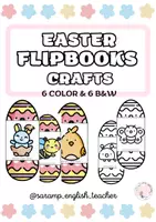 Vista previa - Manualidades / Dibujos para colorear - EASTER FLIPBOOKS CRAFTS (6 COLOR AND 6 IN B&W) - Portada