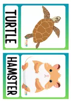 Vista previa - Hojas de trabajo - All About My Pet (Flashcards and Worksheets) - página 3