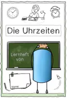 Vorschau - Arbeitsblätter - Uhr und Uhrzeit / Lernheft - Seite 1