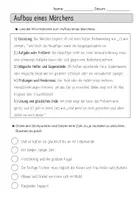 Vorschau - Arbeitsblätter - Aufbau von Märchen | Arbeitsblätter - Seite 2