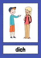 Vorschau - Poster - Personalpronomen Akkusativ - Bildkarten/Tafelmaterial (DaF/DaZ) - Seite 2