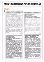 Vorschau - Arbeitsblätter - Berichtarten und die Objektivität - Seite 3