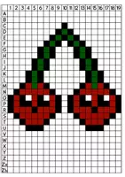 Vorschau - Mal- und Bastelvorlagen - Pixelkunst gratis Testversion, Kunst Grundschule - Seite 2