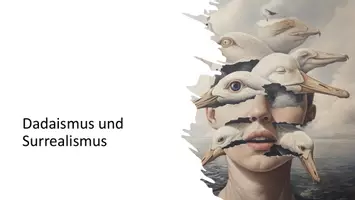 Vorschau - Präsentationen/Tafelbilder - Collage und Fotomontage - Dadaismus und Surrealismus - Deckblatt