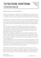 Vorschau - Arbeitsblätter - Textbezogene Erörterung – Den Schluss schreiben - Seite 3