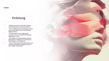 Vorschau - Präsentationen/Tafelbilder - Präsentation: Digitale Kunst & NFTs im Unterricht entdecken - Seite 1