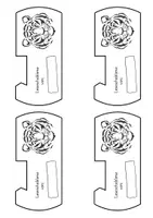 Vorschau - Fördermaterial/Inklusion - Leseschablone Tiger - Seite 1