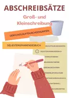 Vorschau - Fördermaterial/Inklusion - Sätze Getrennt- und Zusammenschreibung - Deckblatt