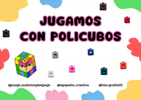 Vista previa - Tarjetas / Manipulativos - Policubos: conciencia fonológica - página 1