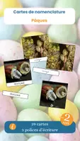 Aperçu - Apprentissages en autonomie - Cartes de nomenclature Montessori Pâques – Enrichissement du vocabulaire – Maternelle - Page de couverture