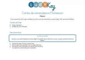 Aperçu - Apprentissages en autonomie - Cartes de nomenclature Montessori Pâques – Enrichissement du vocabulaire – Maternelle - Page 1