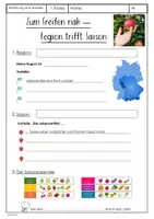 Vorschau - Arbeitsblätter - RegionSaison - Einkauf - Ernährung und Soziales - ES - Deckblatt